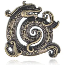 Подставка для благовоний Дракон, цвет бронзовый PBK043-B