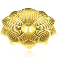 Подставка для благовоний Лотос, цвет золотой PBK047