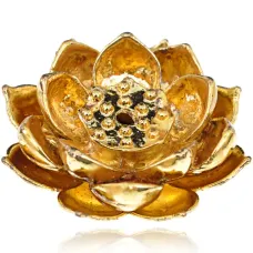 Подставка для благовоний Лотос, цвет золотой PBK048