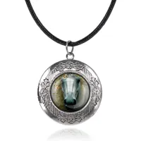 Арома-кулон металлический, Лошадка в тумане C0904063