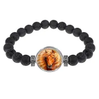 Браслет из лавы, Лошадь C0905003