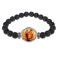 Браслет из лавы, Лошадь C0905003