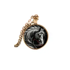 Кулон, цвет бронза, с цепочкой, Лошадь C0906028