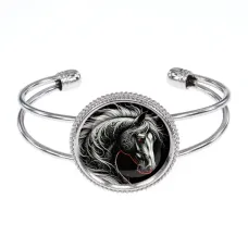 Браслет металлический, цвет серебро, Лошадь C0906034