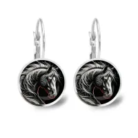 Серьги металлические, Лошадь C0906038
