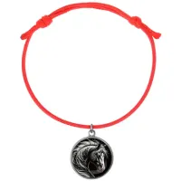Браслет из красного шнура, Лошадь C0906052