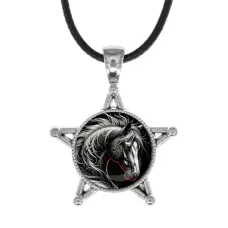 Звезда-кулон, металл, Лошадь C0906064