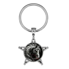 Звезда-брелок, металл, Лошадь C0906065