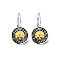 Серьги Святая блаженная Матрона Московская SEAP-0092