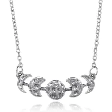 Кулон Фазы Луны на цепочке, 3,5х1см BJK188