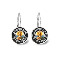 Серьги Святой Николай Чудотворец SEAP-0093