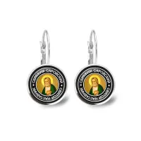 Серьги Святой преподобный Серафим Саровский SEAP-0094
