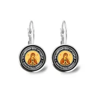 Серьги Пресвятая Богородица (Семистрельная) SEAP-0095