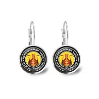 Серьги Пресвятая Богородица (Неупиваемая Чаша) SEAP-0097