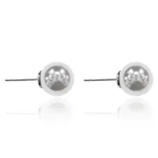 Серьги с жемчугом, 10х10х10мм UD060