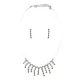 Комплект со стразами (колье и серьги) UH023
