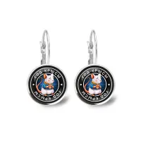 Серьги Восточный гороскоп - год Крысы SEAP-0099