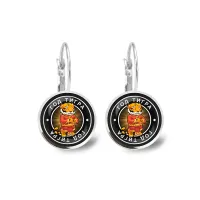 Серьги Восточный гороскоп - год Тигра SEAP-0101