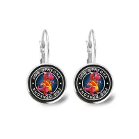 Серьги Восточный гороскоп - год Дракона SEAP-0103