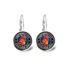 Серьги Восточный гороскоп - год Дракона SEAP-0103