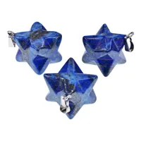 Маятник для биолокации Меркаба, 2х2см, Лазурит BLK027-02