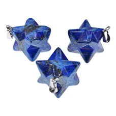 Маятник для биолокации Меркаба, 2х2см, Лазурит BLK027-02