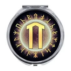 Складное зеркало Славянские руны Ветер ZER-0583