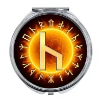 Складное зеркало Славянские руны Уд ZER-0585