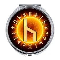 Складное зеркало Славянские руны Уд ZER-0585