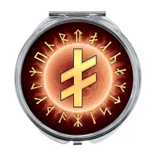 Складное зеркало Славянские руны Опора ZER-0588