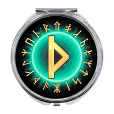 Складное зеркало Славянские руны Даждьбог ZER-0589