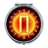 Складное зеркало Славянские руны Перун ZER-0590