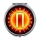 Складное зеркало Славянские руны Перун ZER-0590