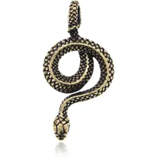 Подвеска для кулона или брелка Змея, 4,5х2см BJK165