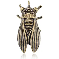 Подвеска для кулона или брелка Цикада, 4х2см BJK170