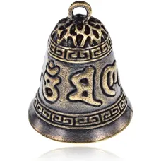 Подвеска для кулона или брелка Колокол с мантрами, 3х2,5см BJK174