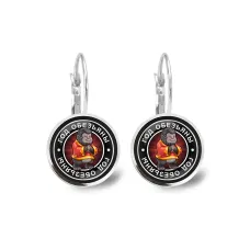 Серьги Восточный гороскоп - год Обезьяны SEAP-0107