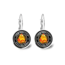 Серьги Восточный гороскоп - год Петуха SEAP-0108