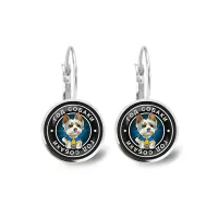 Серьги Восточный гороскоп - год Собаки SEAP-0109