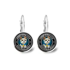 Серьги Восточный гороскоп - год Собаки SEAP-0109