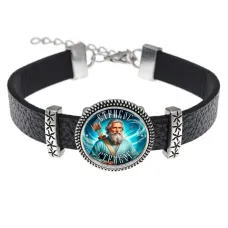 Кожаный браслет Славянские боги Стрибог BSK2-0498