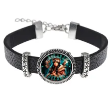 Кожаный браслет Славянские боги Девана BSK2-0502