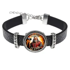 Кожаный браслет Славянские боги Сварог BSK2-0504
