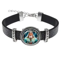 Кожаный браслет Славянские боги Перун BSK2-0506