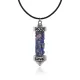 Кулон-маятник Love с натуральным камнем Лазурит на шнурке BLK038