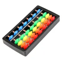 Счеты абакус (соробан) 7 рядов 11,8х6см, цвет черный AB002