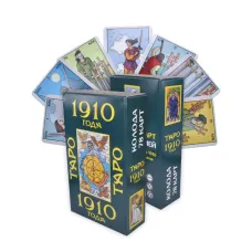 Карты гадальные подарочные VIP Таро 1910 года 78 карт 14х8х3,3см KG11040