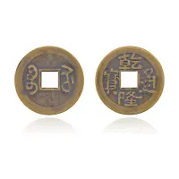 Китайская сувенирная монета, d.24мм MN015