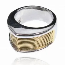 Кольцо, цвет золотой, размер 17 UC026-17
