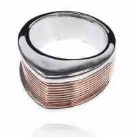 Кольцо, цвет медный, размер 18 UC027-18